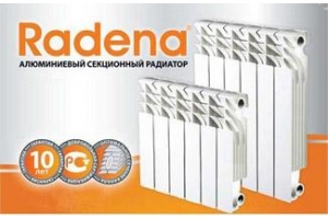 Радиатор алюминиевый  RADENA 350 6 сек.